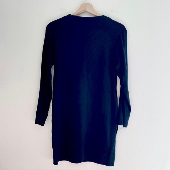 IRO Anicie Black Wool Blend Long Sleeve Mini Dress Size 34 - Picture 2 of 11